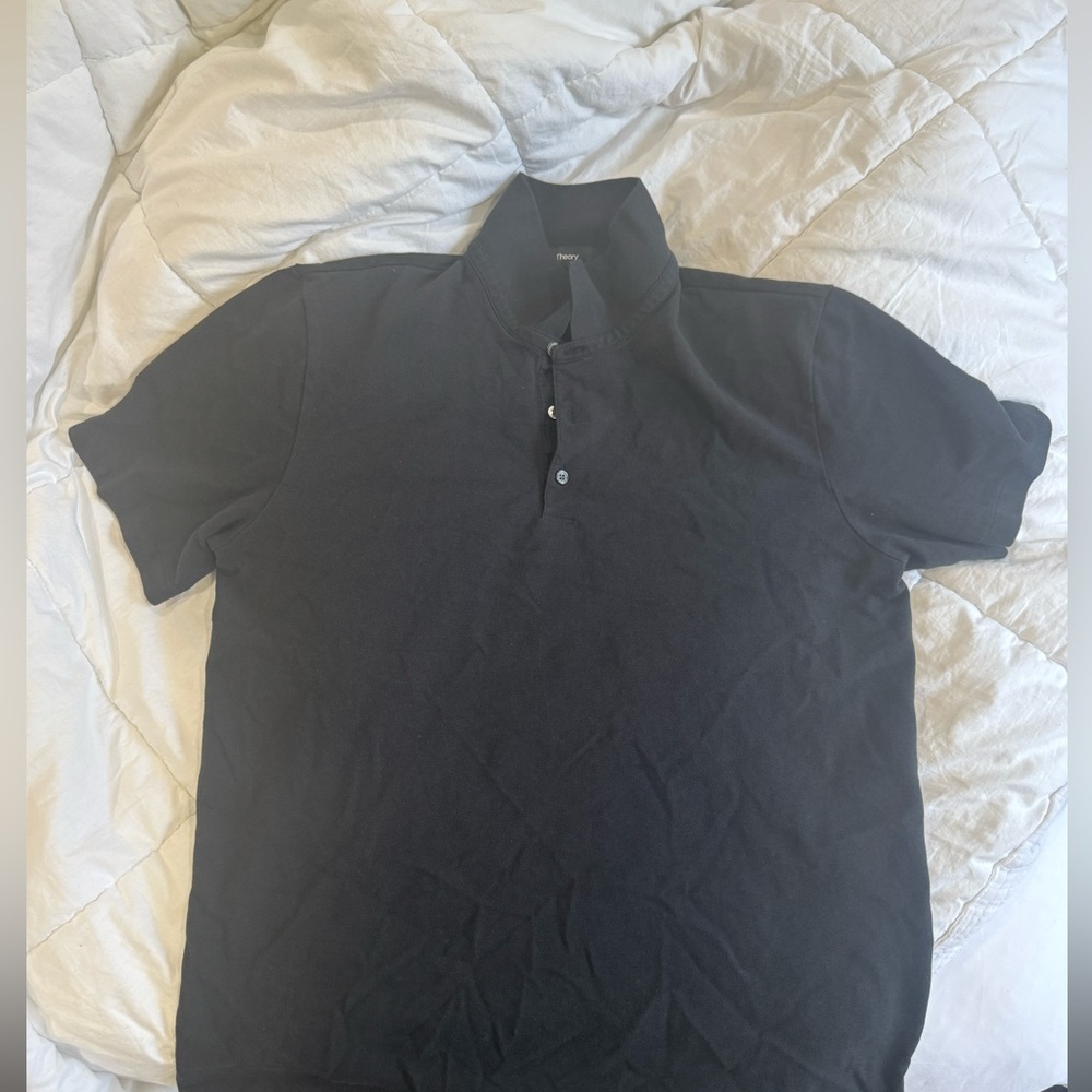 Men's Black Theory Polo Large